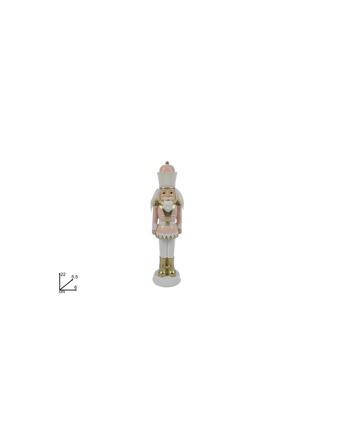 SCHIACCIANOCI 05105 SOLDATO ROSA 22CM (0330) su TreG Ingrosso