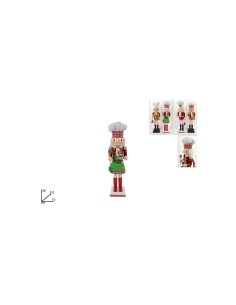 SCHIACCIANOCI 04823 LEGNO 38CM CAPPELLO CUOCO (0720) su TreG Ingrosso