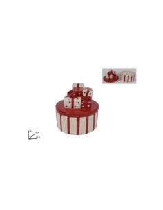 SCATOLA 15CM NATALIZIA CON DONI su TreG Ingrosso
