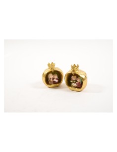 Presepe Melograno Resina Oro Assortito 10X9X6CM - La Magia di Natale a Casa Tua