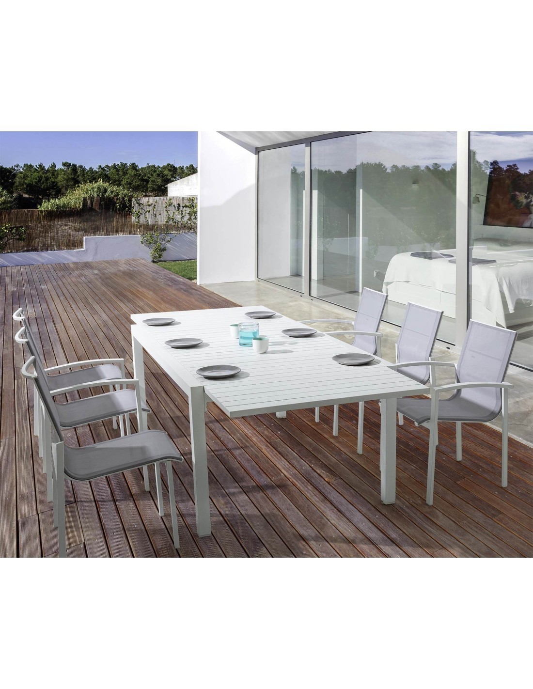 Tavolo Bizzotto allungabile da 83 a 166 cm 0662711 | TreG Ingrosso