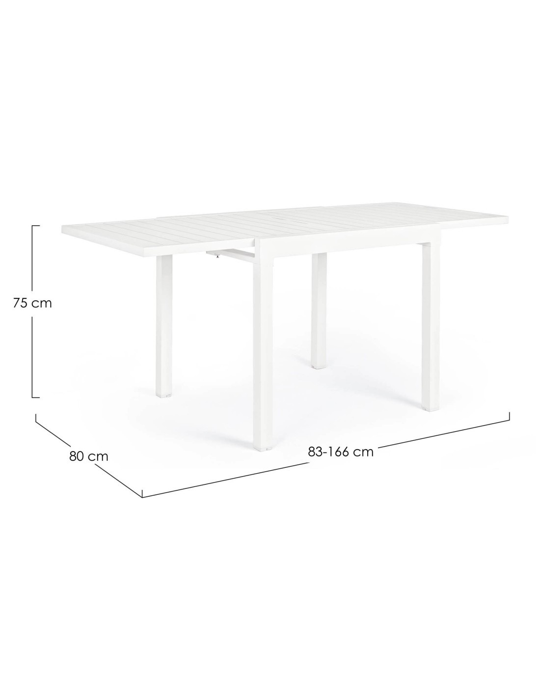Tavolo Bizzotto allungabile da 83 a 166 cm 0662711 | TreG Ingrosso