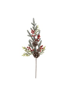 Tralcio di Natale con Bacche 72cm - La Magia di Natale per un tocco naturale e festoso