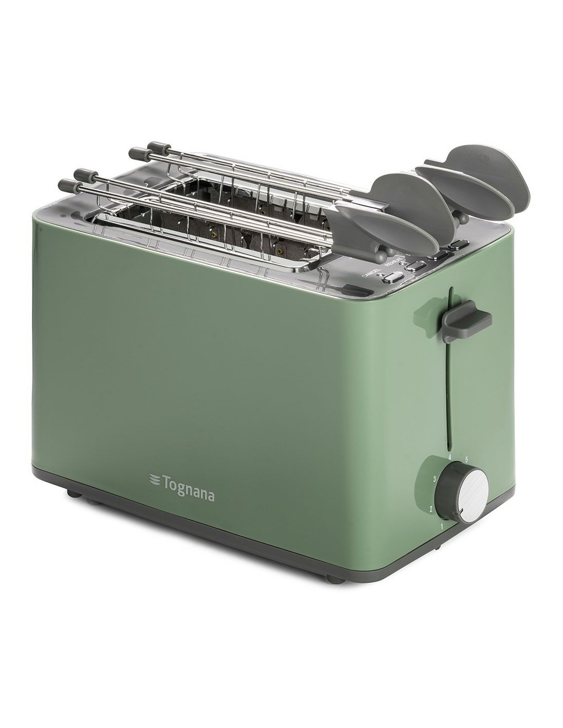Tognana Iridea Tostapane con pinze 850W colore Verde Salvia
