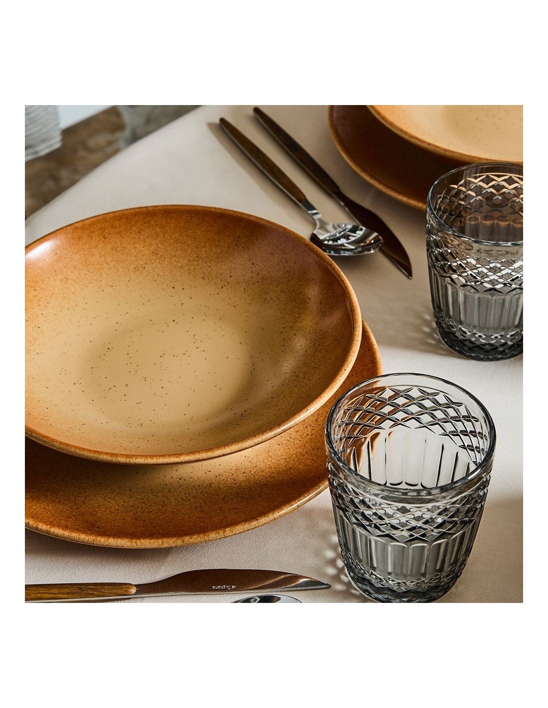 Tognana Urban Bruges Piatto Frutta 20,5 cm Stoneware Ocra