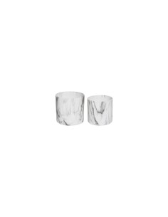 SET 2 CACHEPOT 179238 MARMO su TreG Ingrosso