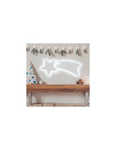SERIE LUMINOSA 64492 STELLA COMETA 192LED 80CM B.CO FREDDO su TreG ...