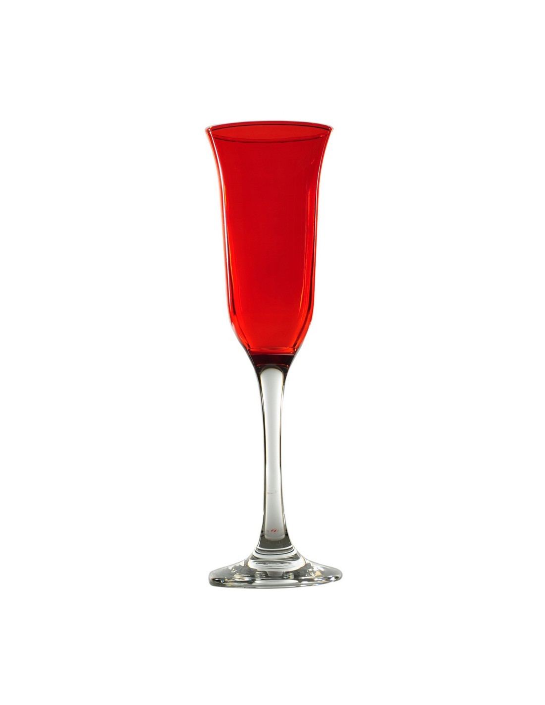 CONF 6 CALICI FLUTE FRED PARISON ROSSO su TreG Ingrosso