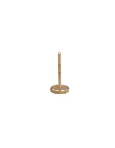 PORTAROTOLO PC207505 RATTAN/METALLO 15X15X32CM NATURALE