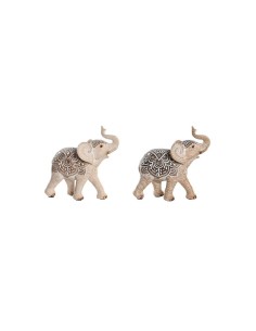 FIGURA ELEFANTE FD205588 RESINA 13X6X13CM ASSORTITO