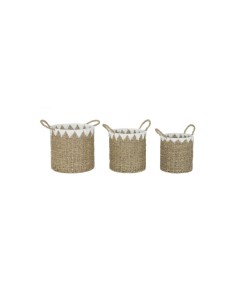 CESTA DC209690 2 MIS FIBRA 30X30X42CM CON MANICI