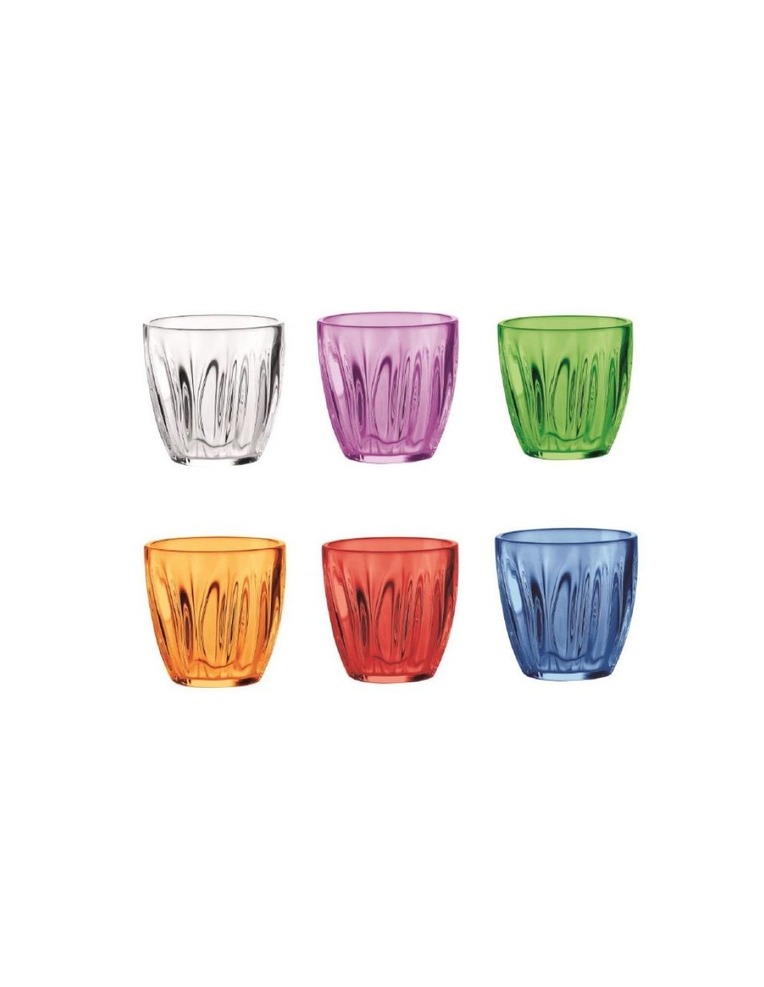 SET 6 BICCHIERI ACQUA AQUA