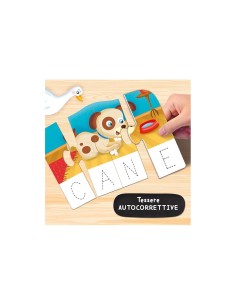 Carotina Gli Utilissimi Le Prime Parole, Associa Lettere e Disegni, Metodo Didattico Efficace, Tessere Autocorrettive