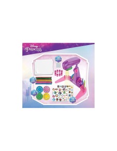 Lisciani Giochi, Princess Projector Drawing School, Proiettore per Disegno, 4 Dischi, 8 Pennarelli, Multicolore