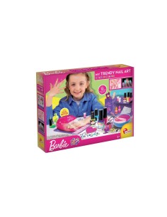 Barbie My Trend Nail Art-Colour Change, Kit per Creare Smalti Cambia Colore, Macchina Asciuga Smalto, Gemme Adesive-Lisciani