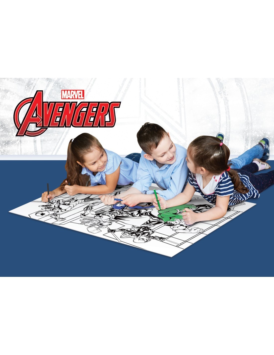 Marvel Puzzle Df Maxi Floor 150 Avengers