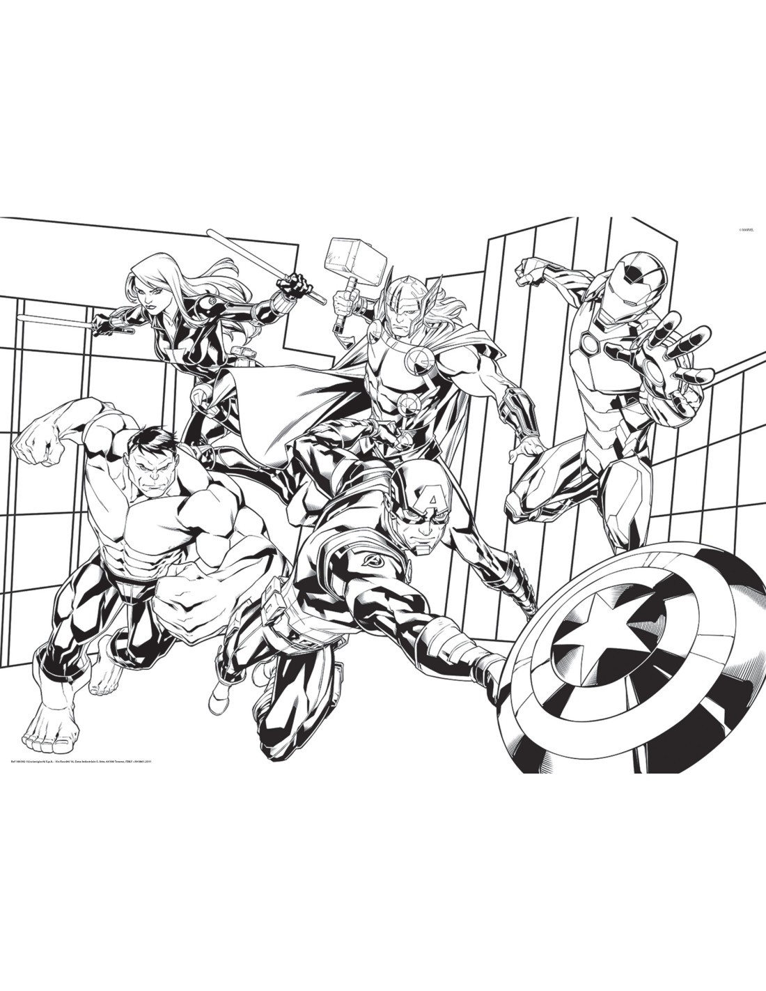 Marvel Puzzle Df Maxi Floor 150 Avengers