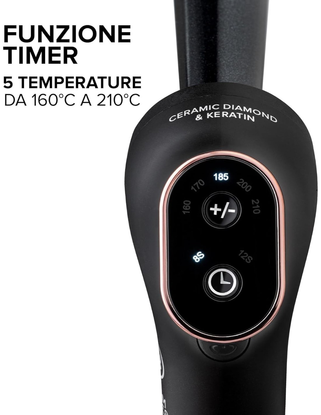 ARRICCIACAPELLI 11856 GLAM WAVES 64WBellissima Imetec Glam Waves – Ferro Arricciacapelli Conico