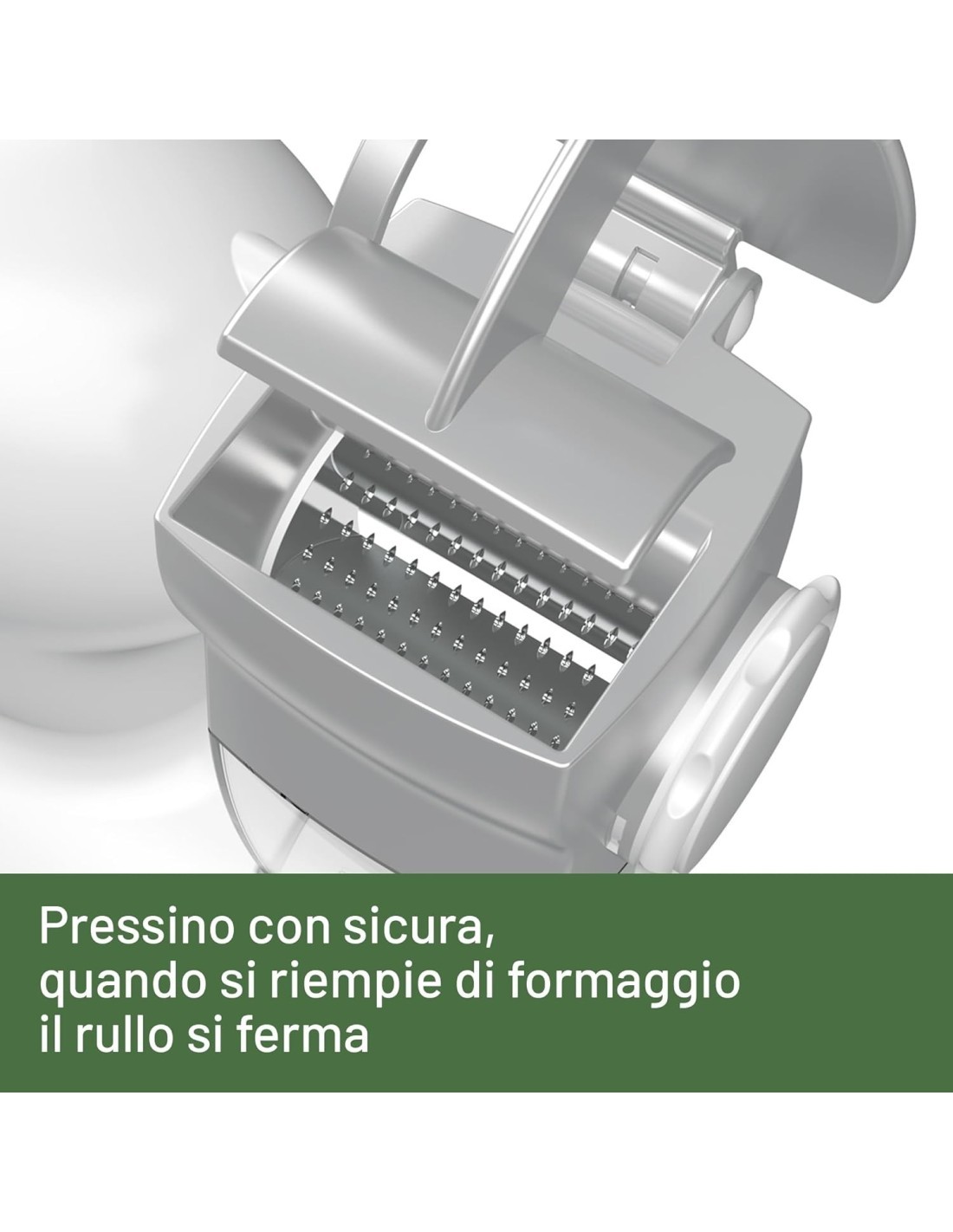 Imetec Grattugissima Grattugia Elettrica 150 W per Formaggio e Frutta Secca