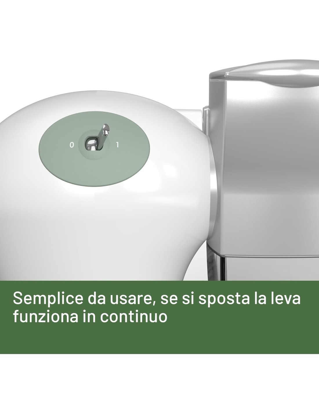 Imetec Grattugissima Grattugia Elettrica 150 W per Formaggio e Frutta Secca