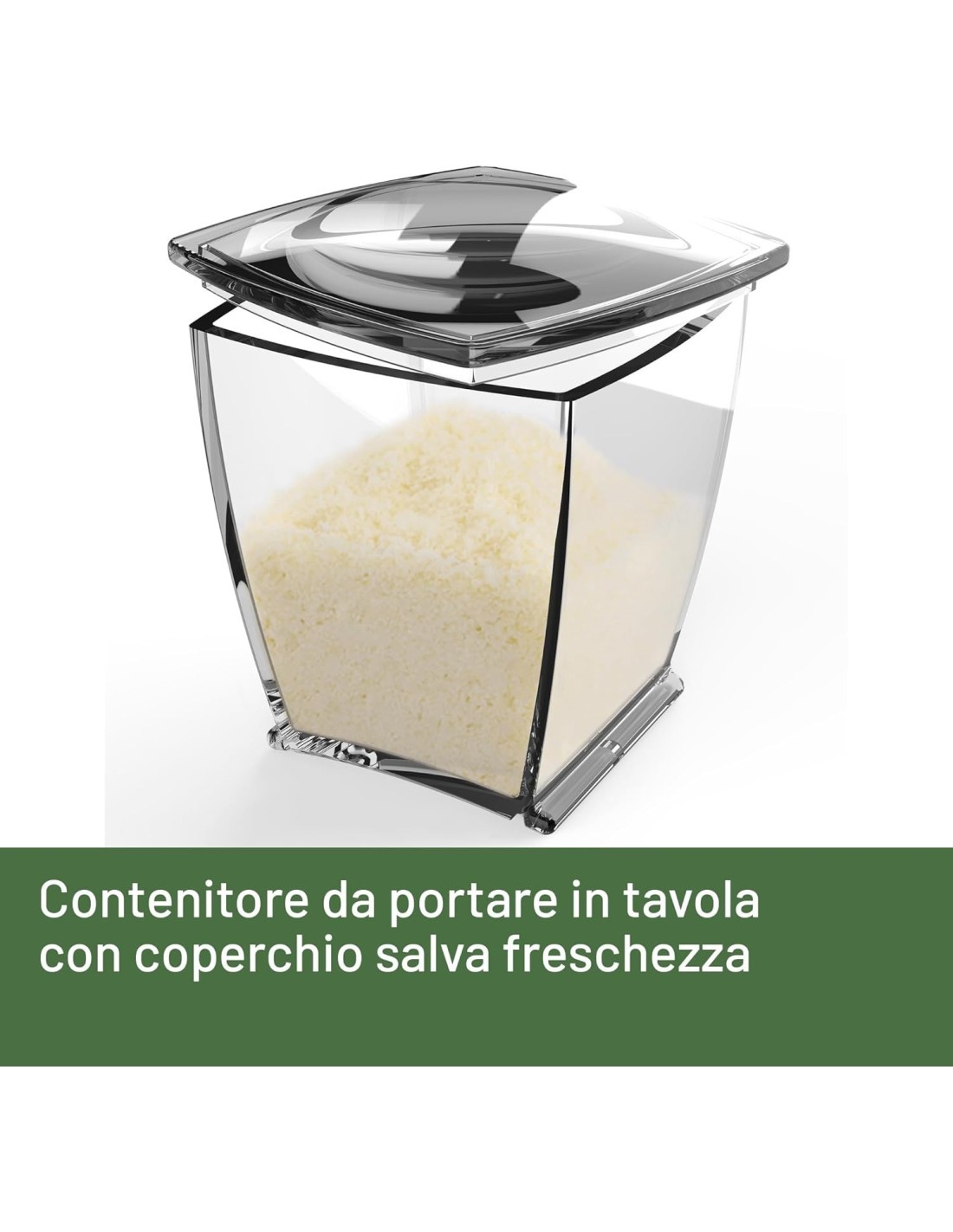 Imetec Grattugissima Grattugia Elettrica 150 W per Formaggio e Frutta Secca