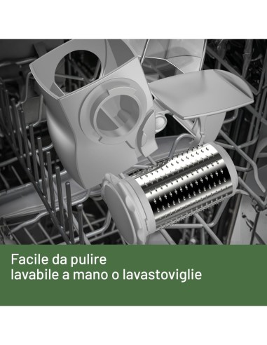 Imetec Grattugissima Grattugia Elettrica 150 W per Formaggio e Frutta Secca