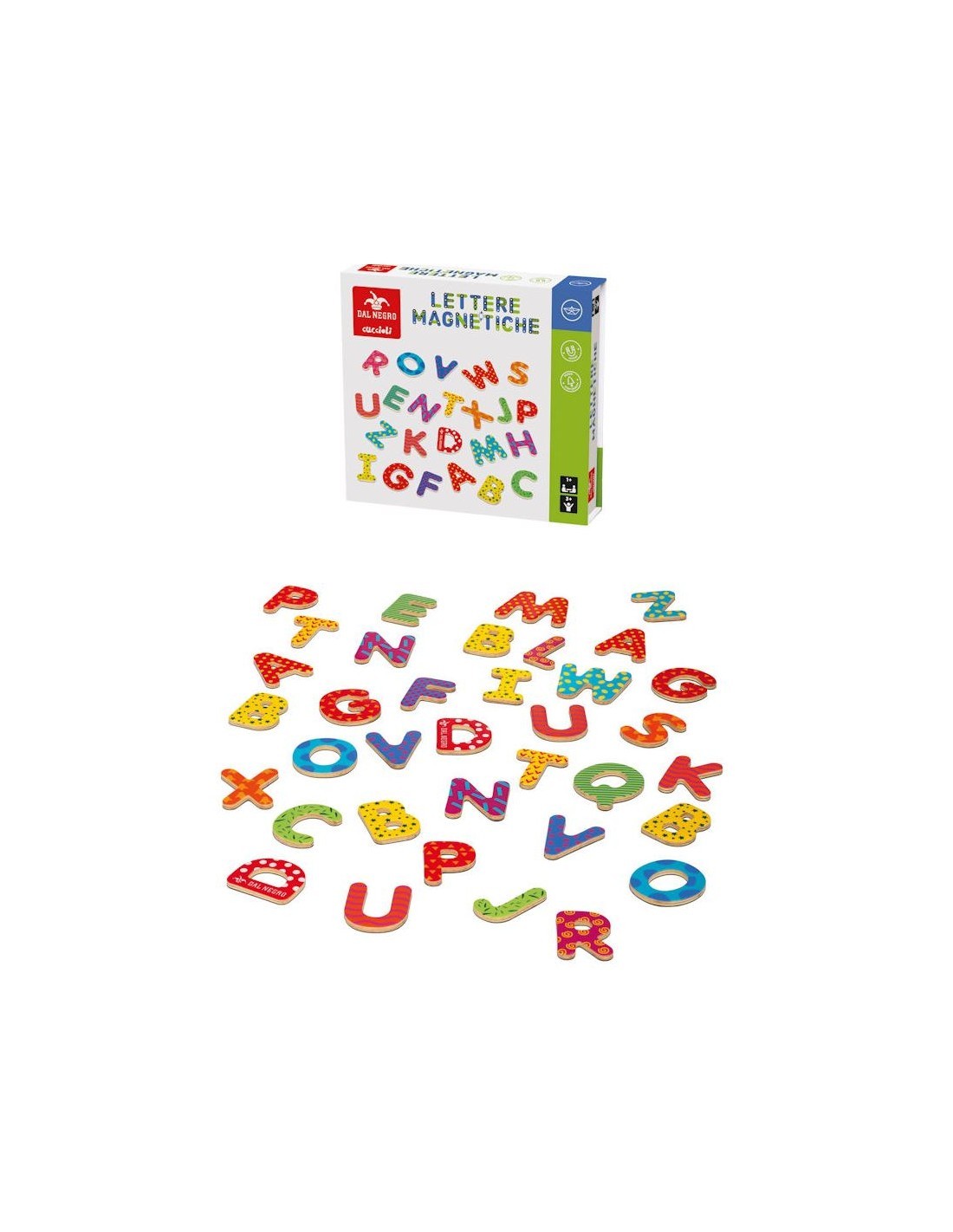 LETTERE MAGNETICHE 053827 77 PEZZI