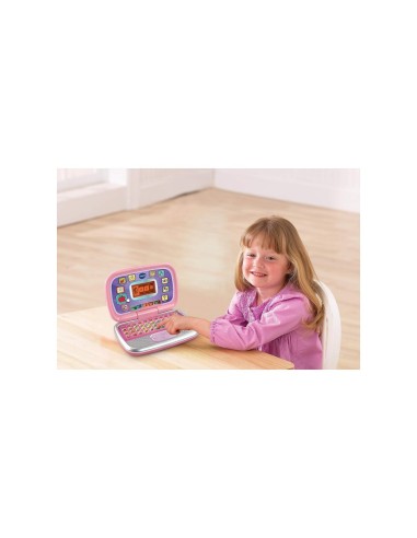 Computer Bit Smart Rosa, 20 Attività Educative, Schermo Interattivo, Personalizzabile, Tastiera QWERTY