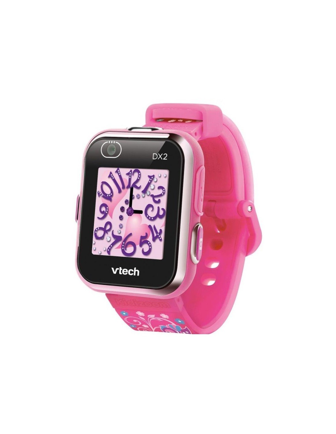 Orologio Smart Kidizoom Rosa, Smartwatch con Doppia Fotocamera e Videocamera, 8 Giochi e Sfide Sportive, Memoria 256 MB