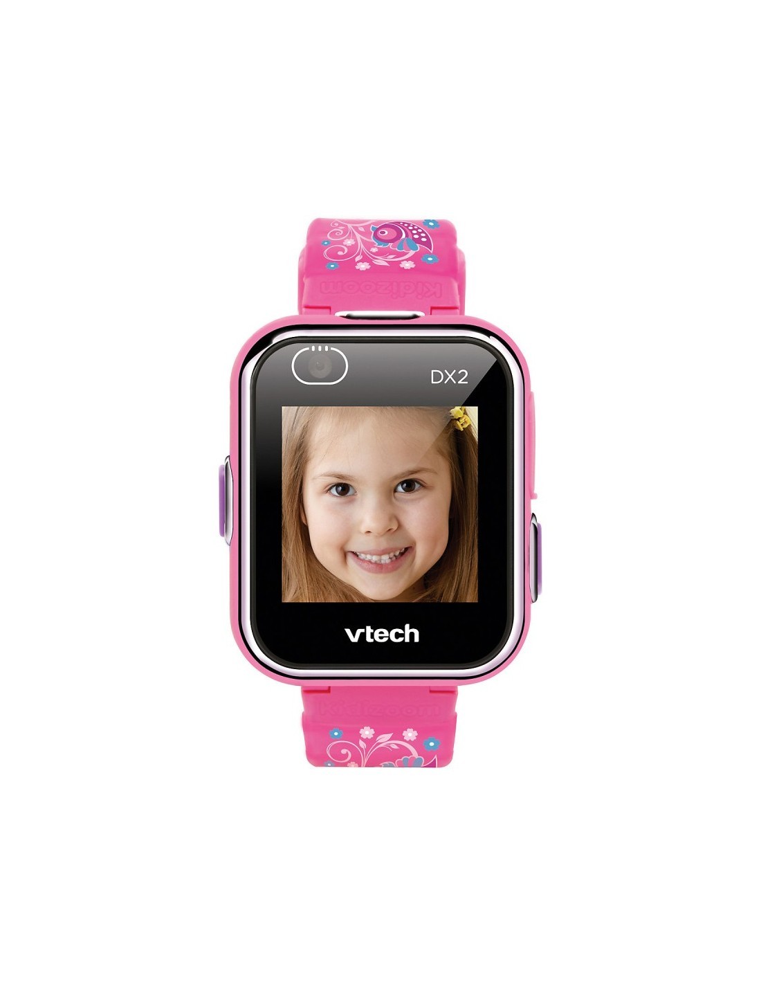 Orologio Smart Kidizoom Rosa, Smartwatch con Doppia Fotocamera e Videocamera, 8 Giochi e Sfide Sportive, Memoria 256 MB