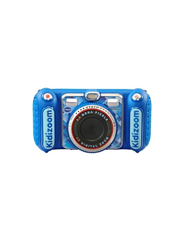 Fotocamera Kidizoom Duo Blu, Doppia Lente, 75+ Filtri, Ampio Display, Funzioni Extra, Resistente