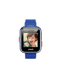 Orologio Smart Kidizoom Blu, Touch Screen a Colori, Doppia Fotocamera, Giochi, Sfide Sportive, Resistente e Sicuro