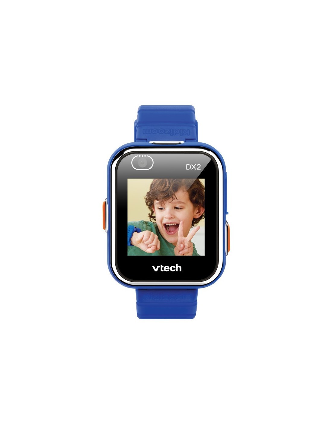 Orologio Smart Kidizoom Blu, Touch Screen a Colori, Doppia Fotocamera, Giochi, Sfide Sportive, Resistente e Sicuro