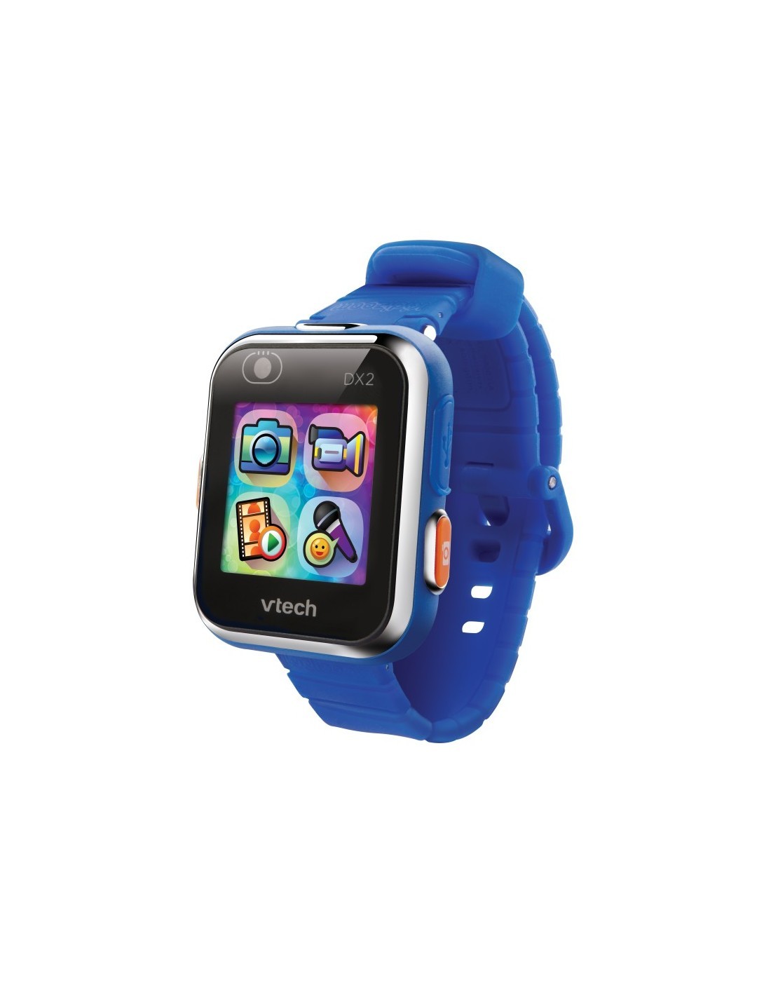 Orologio Smart Kidizoom Blu, Touch Screen a Colori, Doppia Fotocamera, Giochi, Sfide Sportive, Resistente e Sicuro