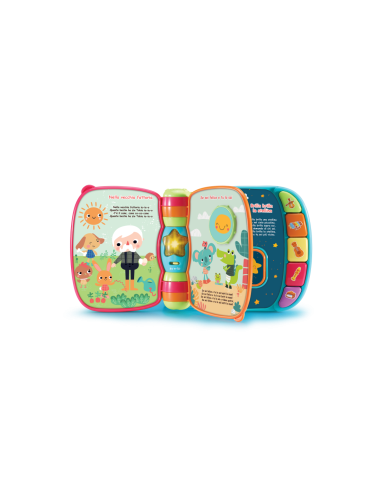 Baby Primo Libro Interattivo, Parlante e Musicale, 6 Canzoncine, 10 Melodie, Effetti Sonori, Giochi Educativi