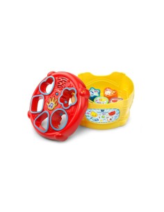 Baby Magico Tamburo delle Forme, Tamburo Interattivo con Blocchi Colorati, Sviluppo Cognitivo e Musicale per Bambini