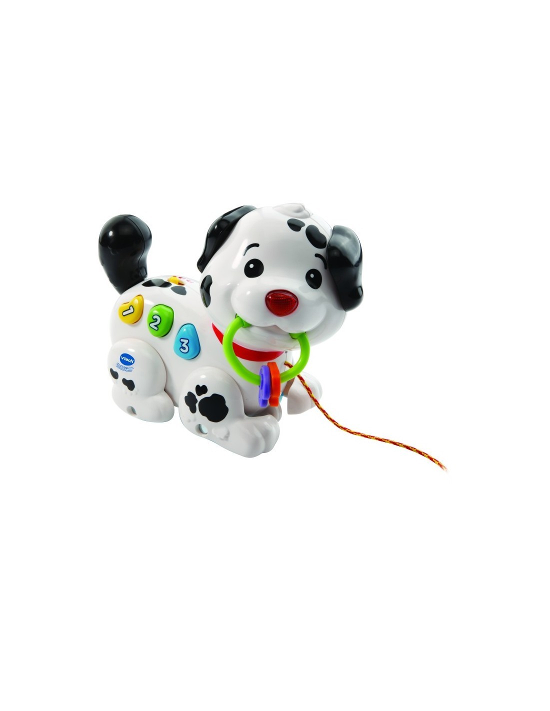 Baby Macchia Canta e Cammina, Cagnolino Interattivo con Suoni e Frasi Divertenti, Guinzaglio Incluso