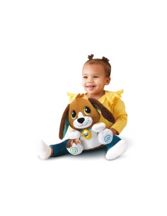 Baby Fido Parla e Gioca, Cagnolino Peluche Interattivo, Apprendimento Divertente, Ripete e Movimento, 3 Livelli di Sviluppo