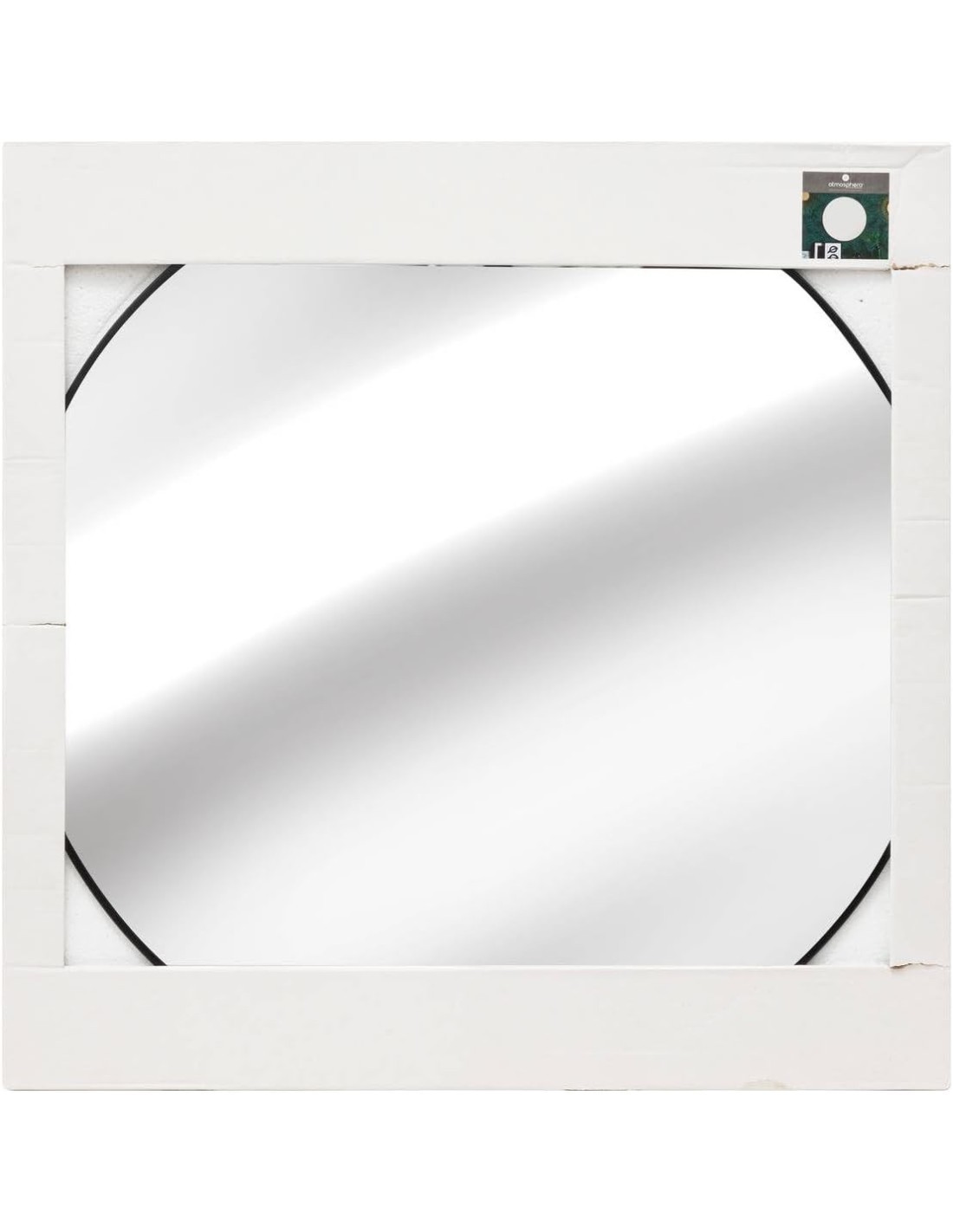 Atmosphera – Specchio Alice in metallo nero Ø76 cm