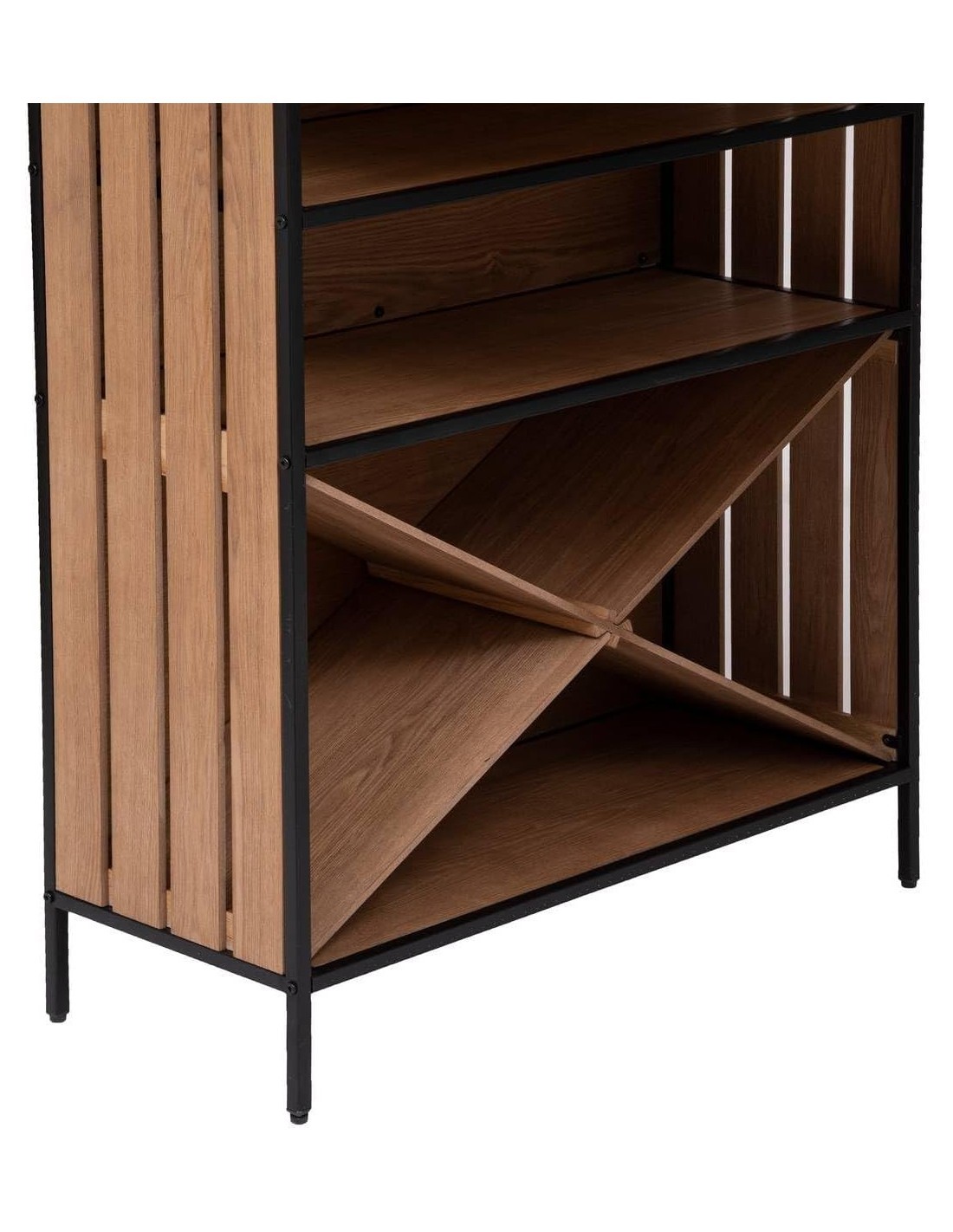 Atmosphera – Tavolo da bar Bakos in legno e metallo 153x80 cm