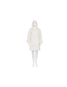 PLAID 196298 FELPA CON CAPPUCCIO BIANCO