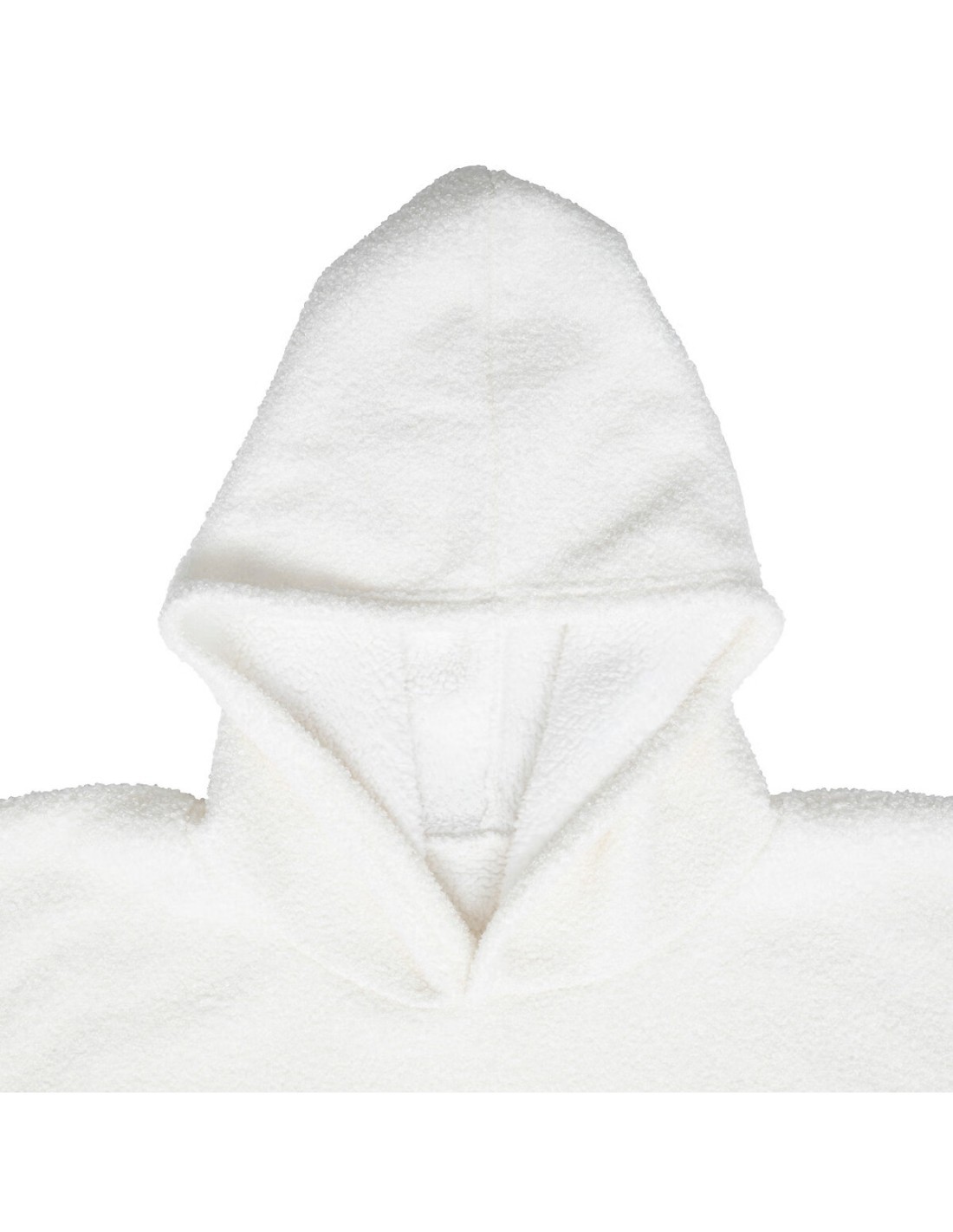 PLAID 196298 FELPA CON CAPPUCCIO BIANCO