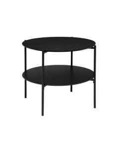 TAVOLINO 197756B MDF/METALLO NERO 63X52CM