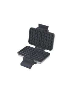 Waffle maker certificazione A13, acciaio inox, termostato regolabile, luce indicazione