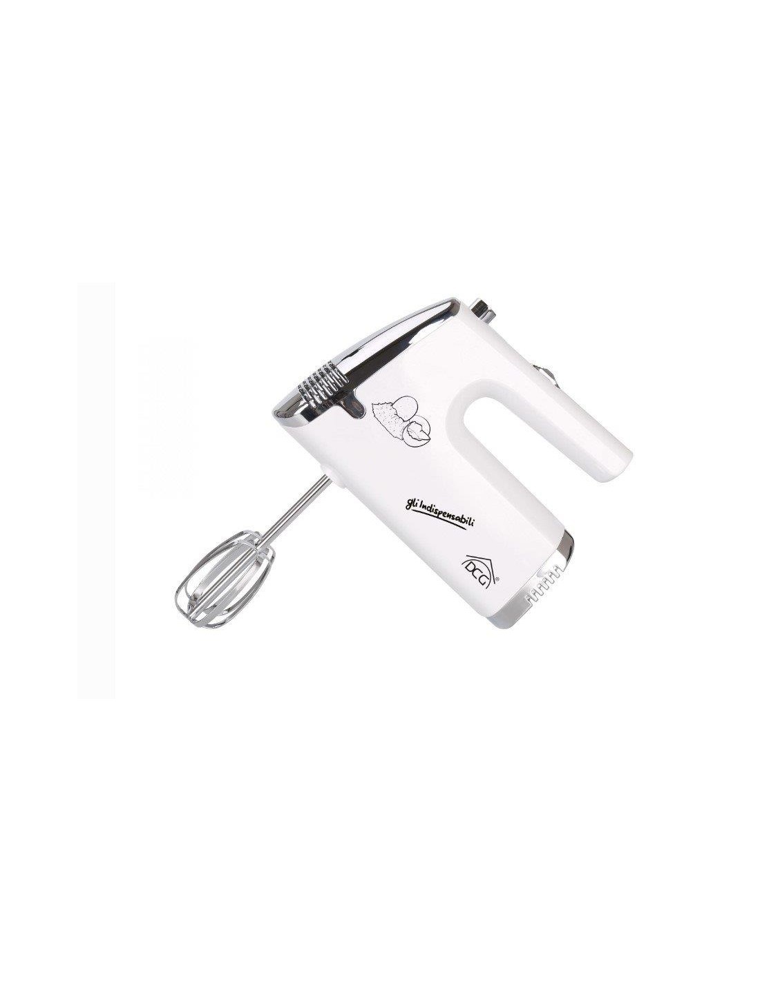 Sbattitore DCG HM517, 100W, 5 Velocità, Due Fruste, Design Ergonomico, 18x9x19 cm