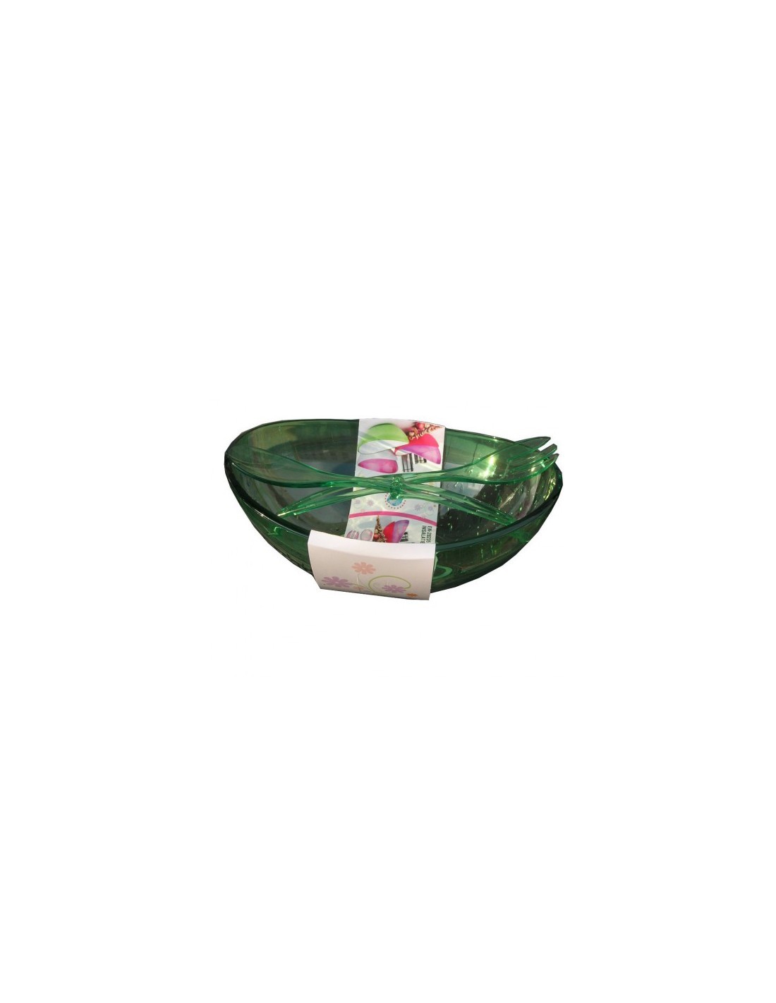 INSALATIERA E POSATE IN PLASTICA EURONOVITA