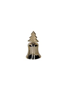 CAMPANA CERAMICA ORO 7X7X12CM ASSORTITO