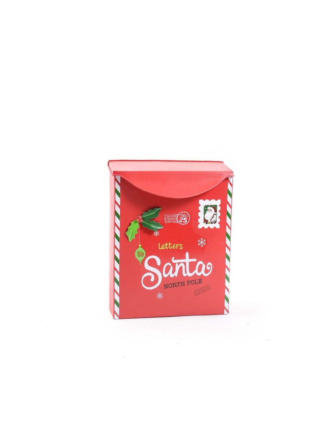 Cassetta Postale Babbo Natale 24X10X31CM - La Magia di Natale a Casa Tua