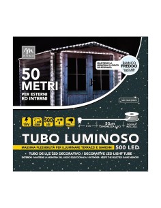 Tubo con 500 LED Colore Bianco da Esterno - La Magia di Natale a casa tua
