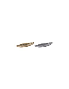 VASSOIO 75008 OVALE METALLO 50X18CM ASSORTITO